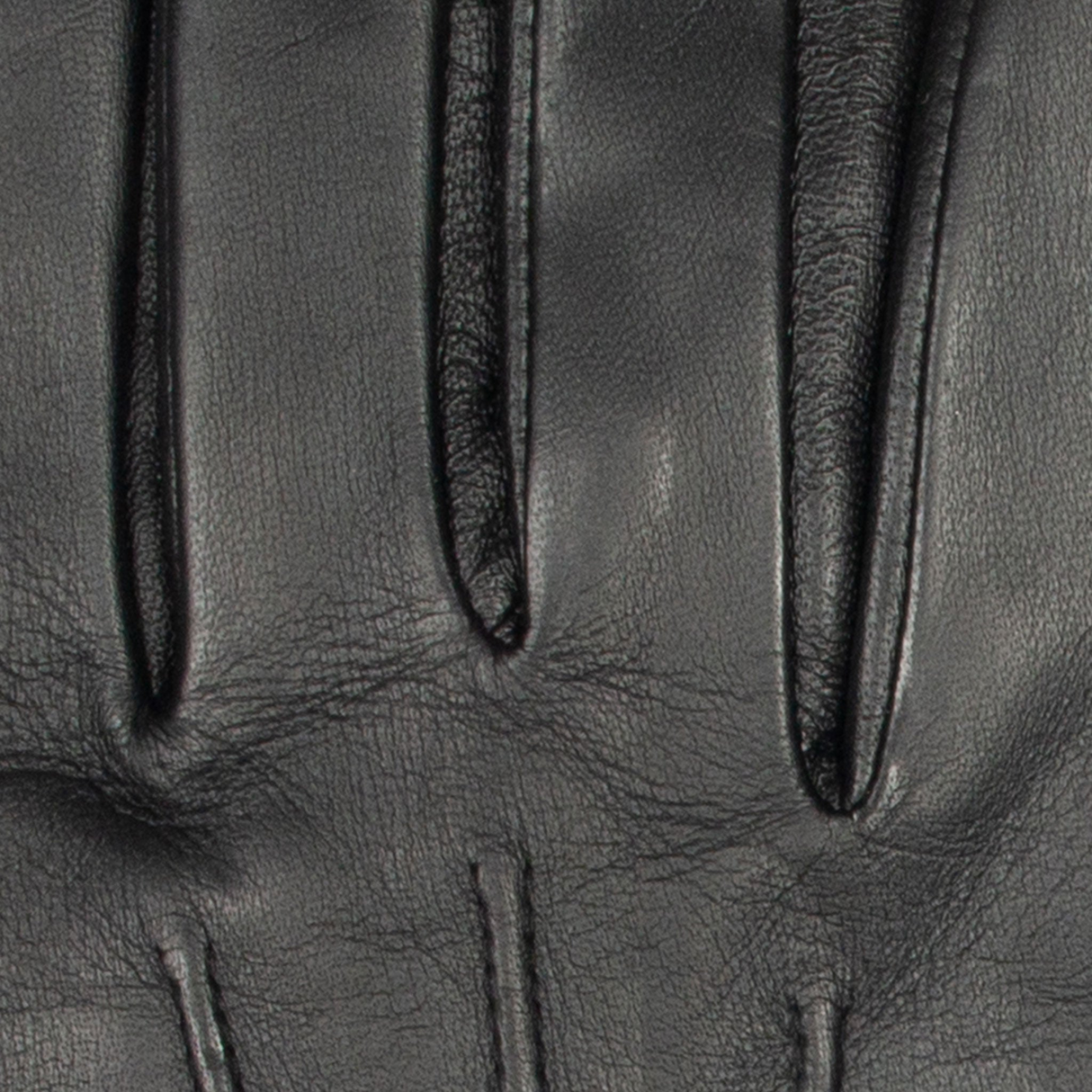 Dents Mens Touchscreen Three-Point Cashmere-Lined Leather Gloves in Black