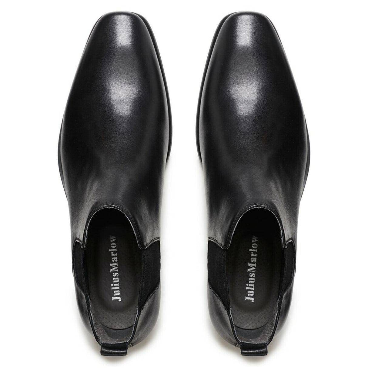 Julius Marlow Mens Kick Chelsea Work Leather Boots Shoes - Black