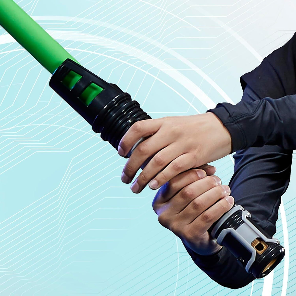 Star Wars Lightsaber Forge Luke Skywalker Green Customizable Lightsaber Toys for Kids