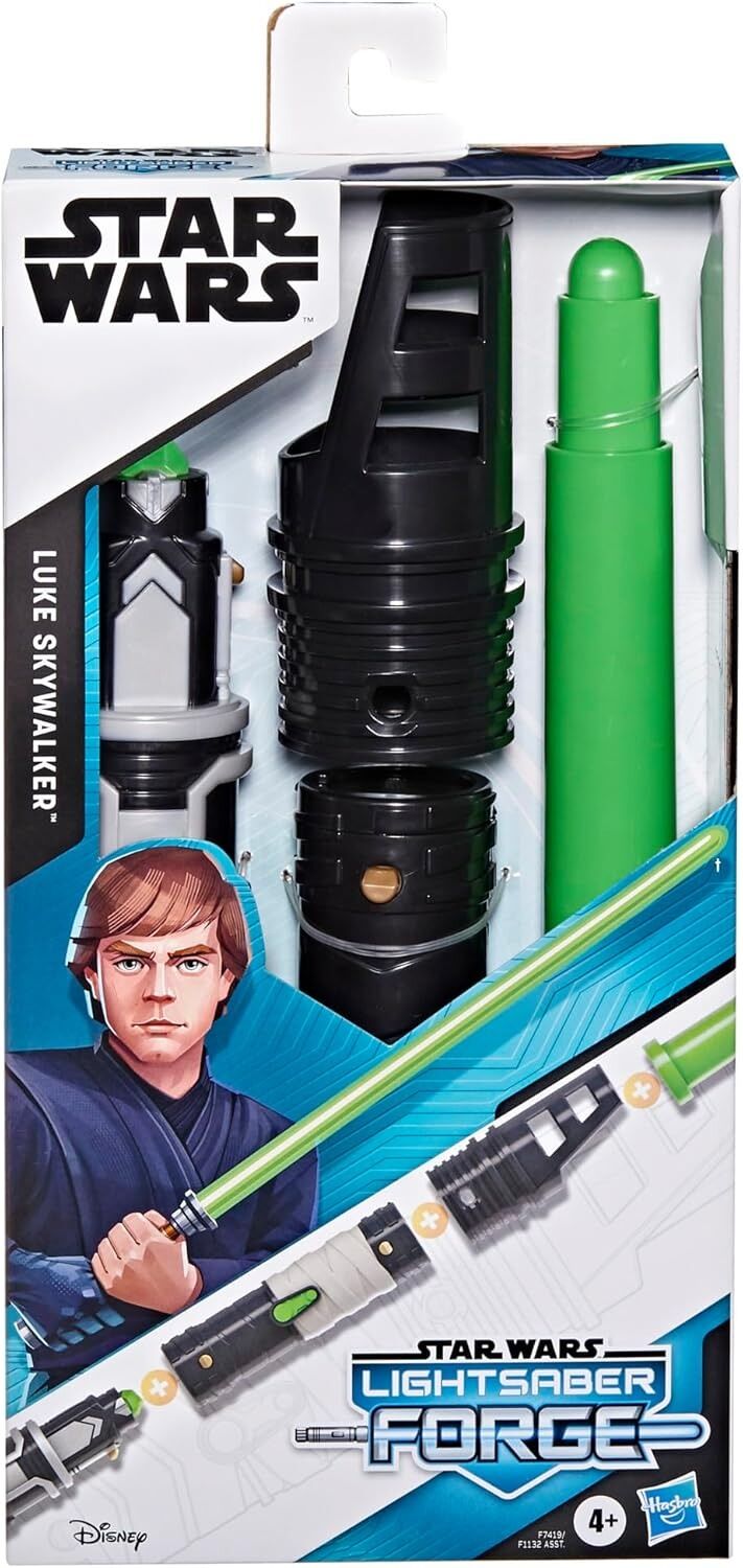 Star Wars Lightsaber Forge Luke Skywalker Green Customizable Lightsaber Toys for Kids