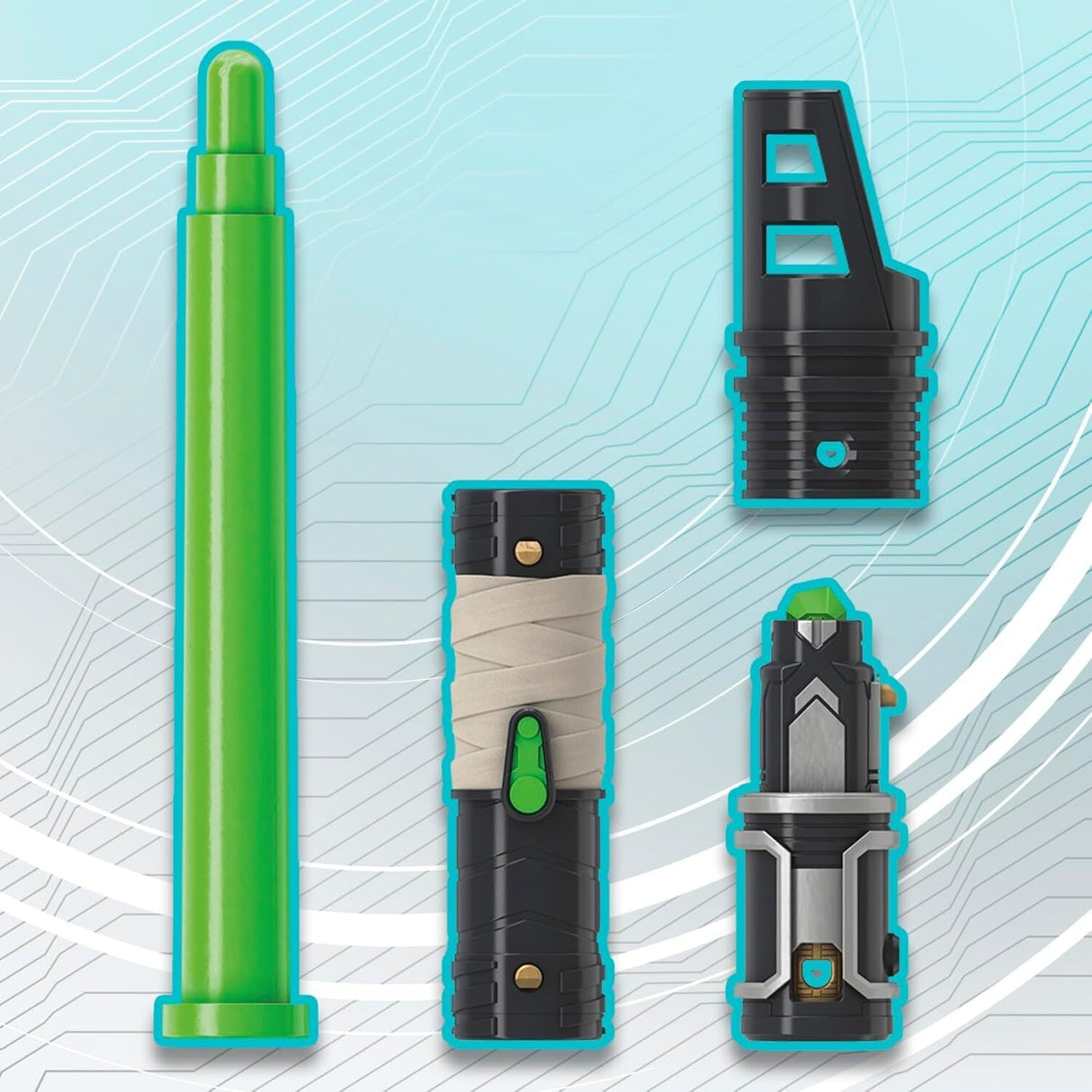 Star Wars Lightsaber Forge Luke Skywalker Green Customizable Lightsaber Toys for Kids