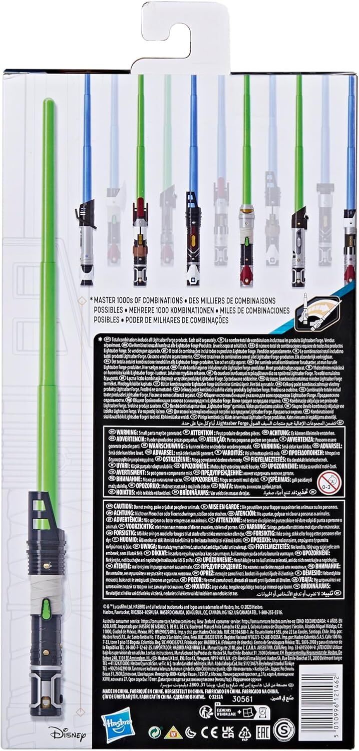 Star Wars Lightsaber Forge Luke Skywalker Green Customizable Lightsaber Toys for Kids