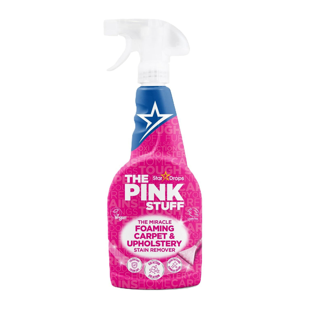 The Pink Stuff 500mL Miracle Foaming Carpet Upholstery Stain Remover Oxi Spray