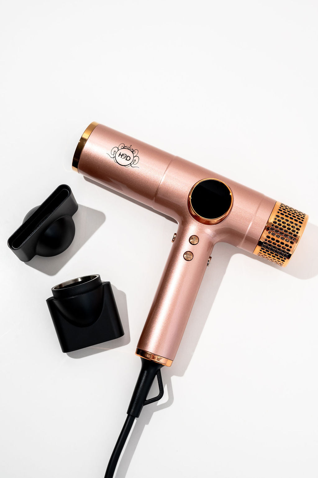 H2D Max Duo Linear Straightener & Blowdryer Combo - Rose Gold