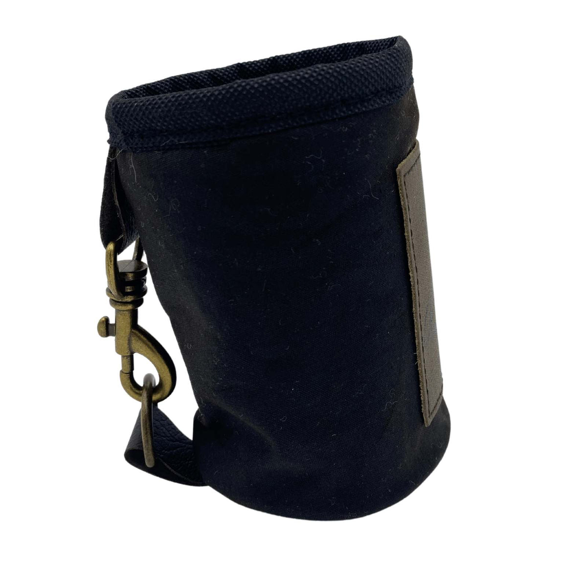 Jacaru 5069 Oilskin Stubby Holder with Brass Clip - Wool Lined (Made in Australia)