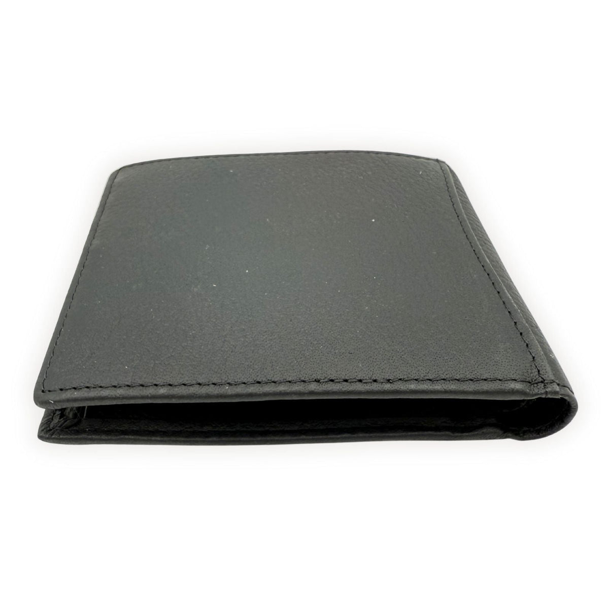 Jacaru 5786 Mens Kangaroo Leather Flap Wallet - Bi-Fold with Coin Pocket (12 x 9.5cm)