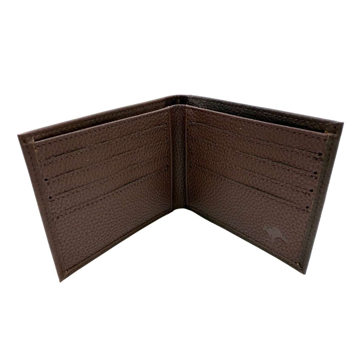 Jacaru 5789 Kangaroo Leather Credit Card Wallet - Brown (Slim Card Holder & Gift Box)