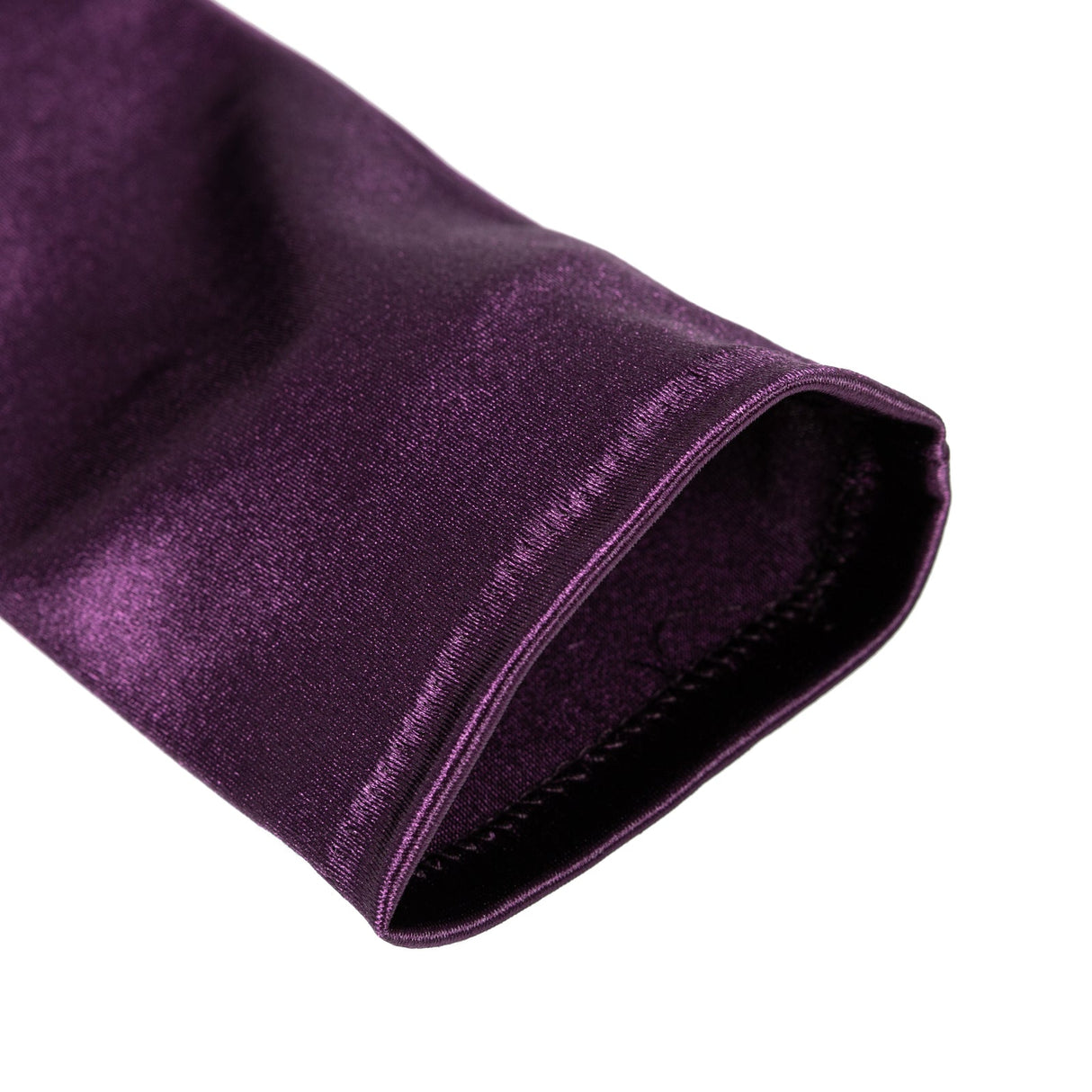 Dents Womens Long Opera Satin Gloves in Amethyst