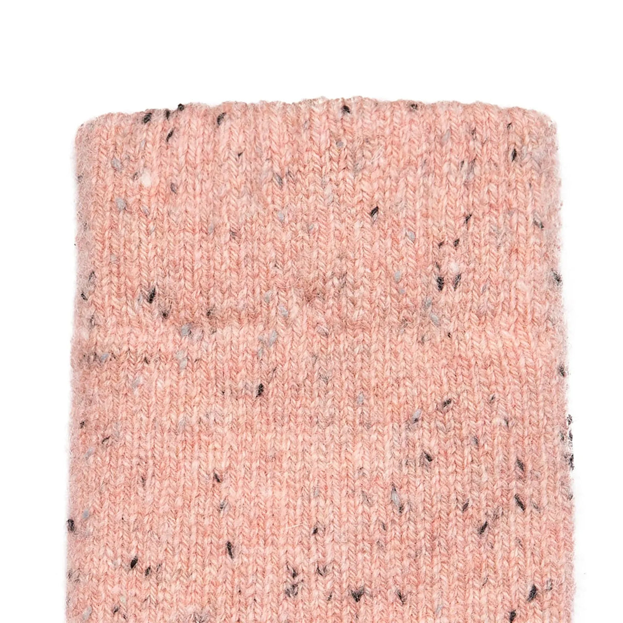 Dents Womens Cable Knit Gloves with Marl Yarn - Pink