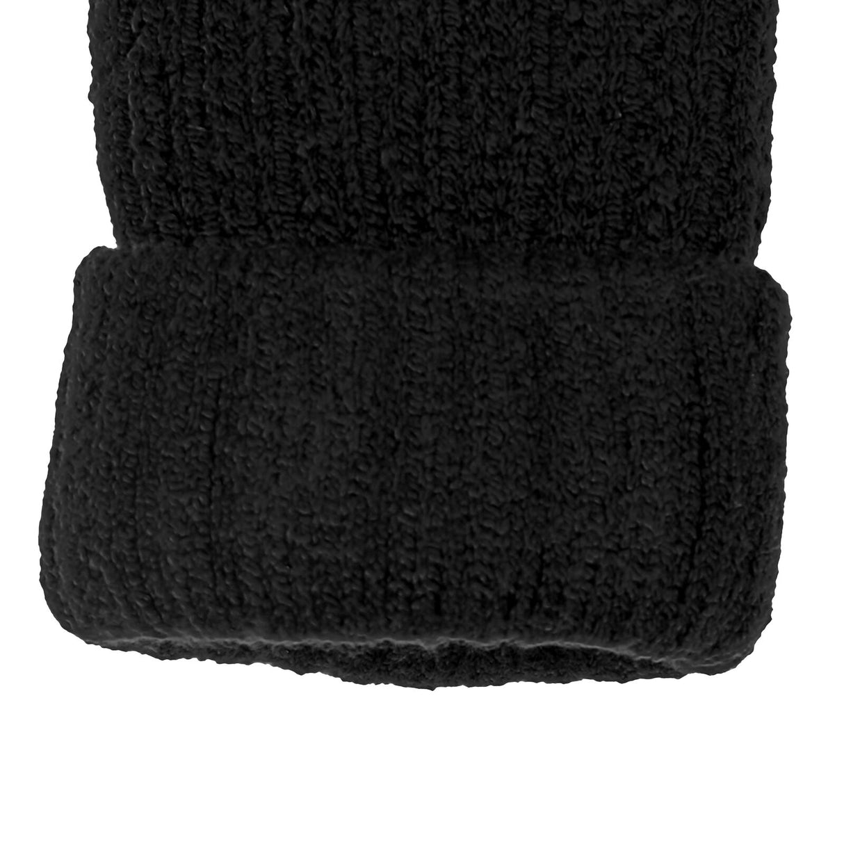 Dents Women’s Ribbed Knit Gloves - Black