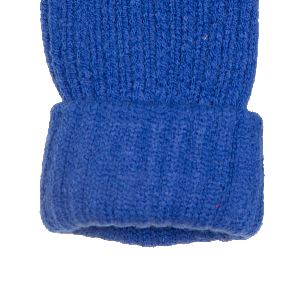 Dents Women’s Ribbed Knit Gloves - Blue