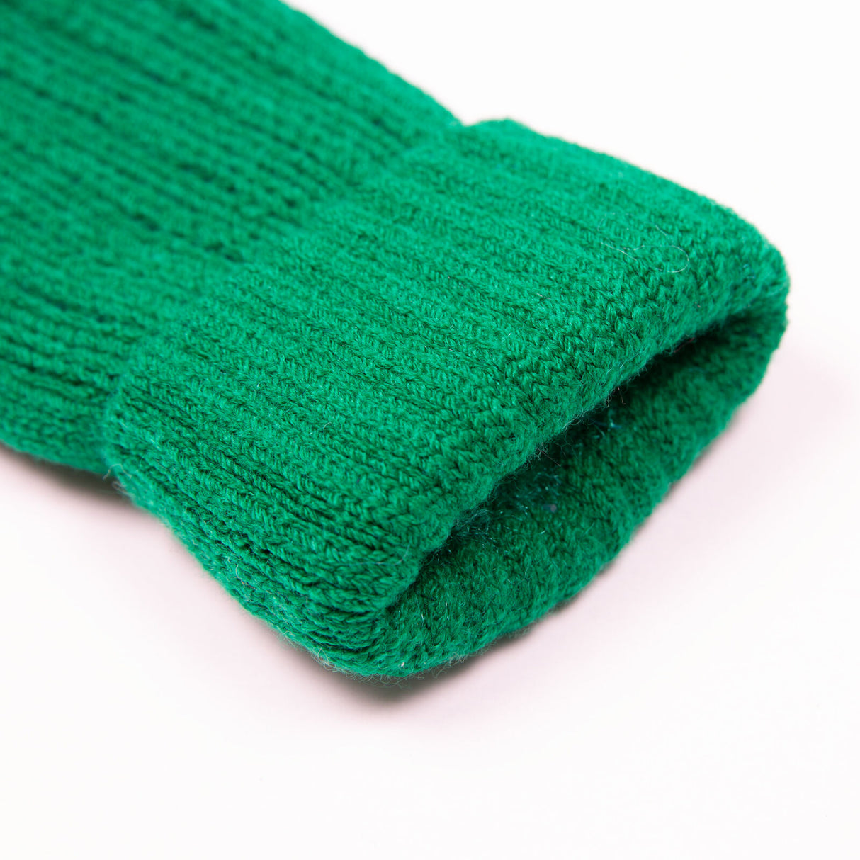 Dents Women’s Ribbed Knit Gloves - Green