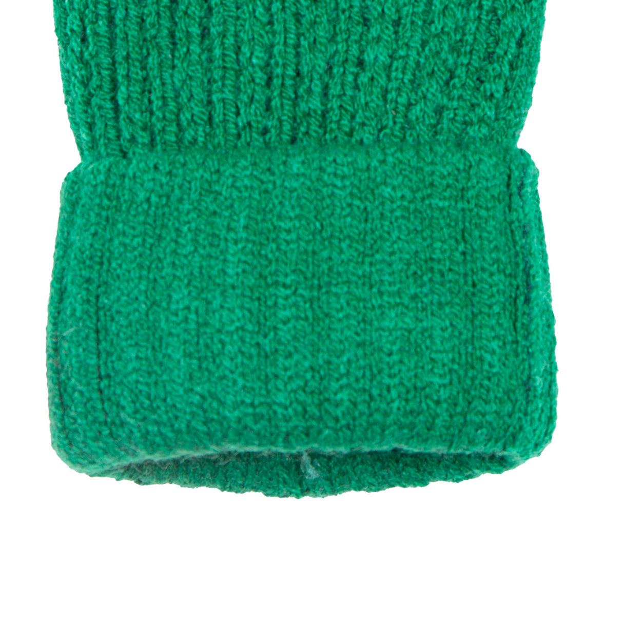Dents Women’s Ribbed Knit Gloves - Green