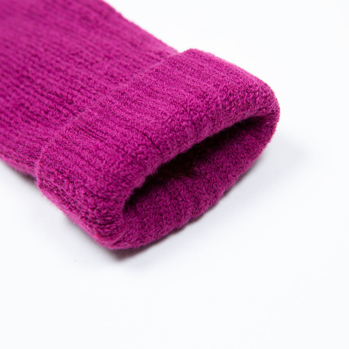 Dents Women’s Ribbed Knit Gloves - Pink