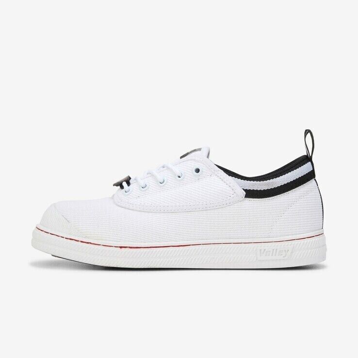 Volley Steel Cap Mens Shoes - White/Black (Original Safety Sneakers For Tradies)