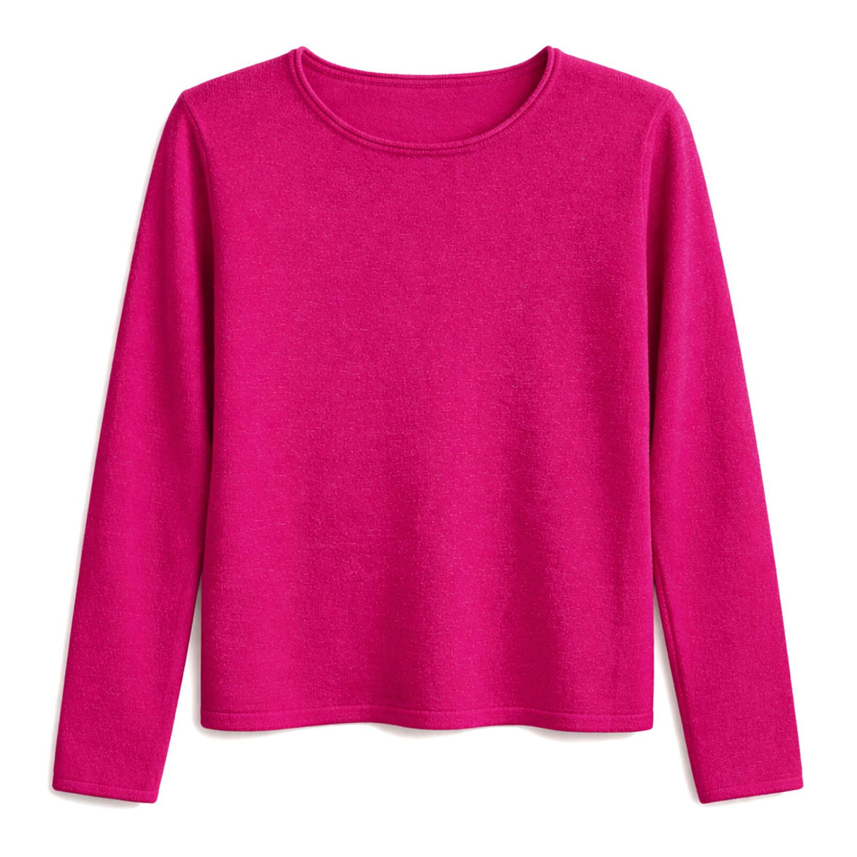 idyl Womens Cashmere Wool Pullover Jumper - Pink (Fine Knit Sweater)