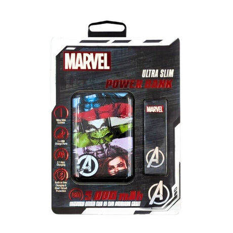 Marvel Avengers Ultra Slim Power Bank 5000mAh