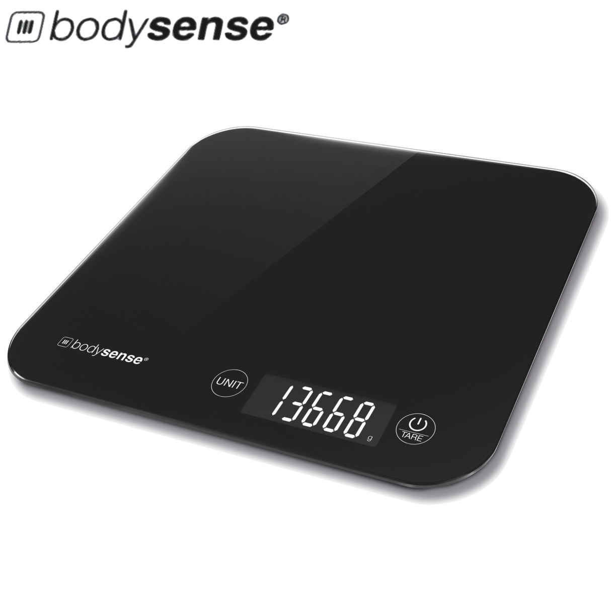 BodySense 15kg High Capacity Digital Kitchen Scale Electronic Weight Balance