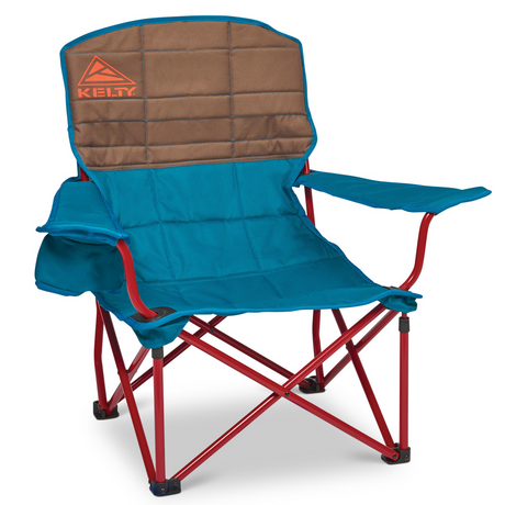 KELTY Lowdown Camping Chair Lounge Seat Portable in Deep Lake/Fallen Rock