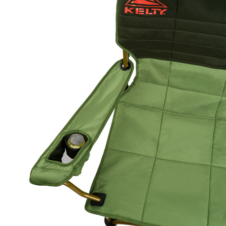 KELTY Lowdown 3-Person Couch Chair Lounge Seat Portable in Dill/Duffle