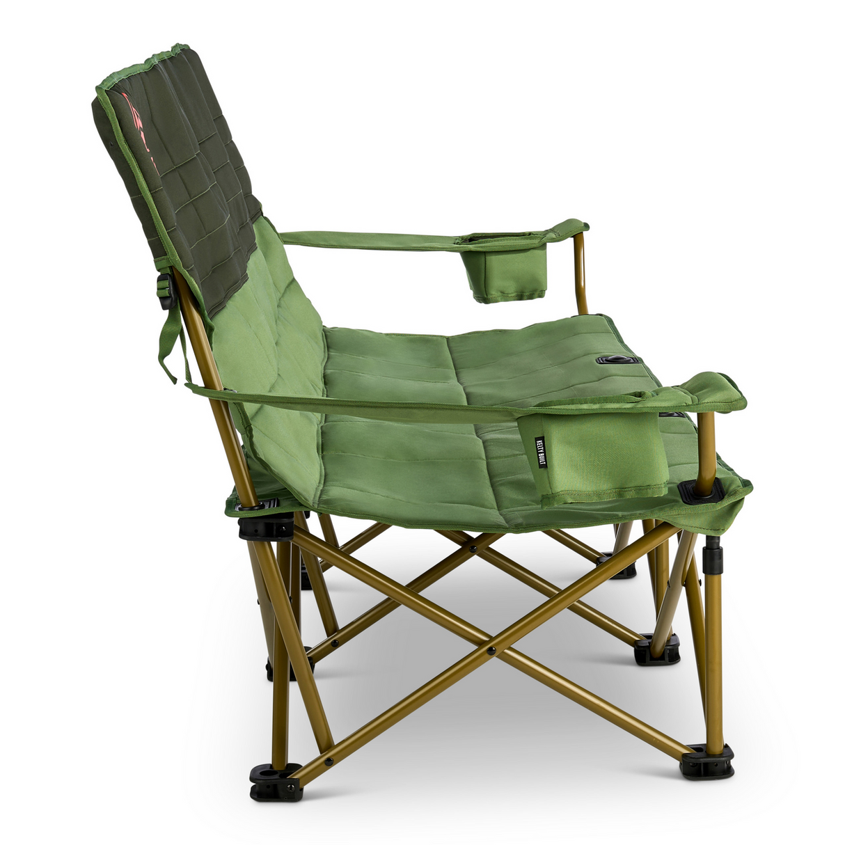 KELTY Lowdown 3-Person Couch Chair Lounge Seat Portable in Dill/Duffle