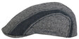 Stetson Mens Manatee Hat Flat Cap Ivy Golf Herringbone Wool Silk Linen - Beige