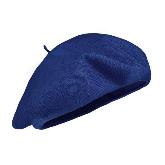 Laulhere Heritage Unisex Summer Cotton Beret - Blue