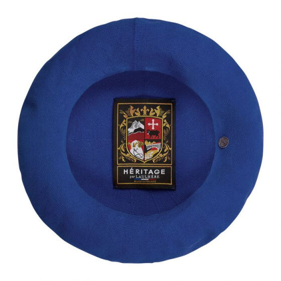 Laulhere Heritage Unisex Summer Cotton Beret - Blue