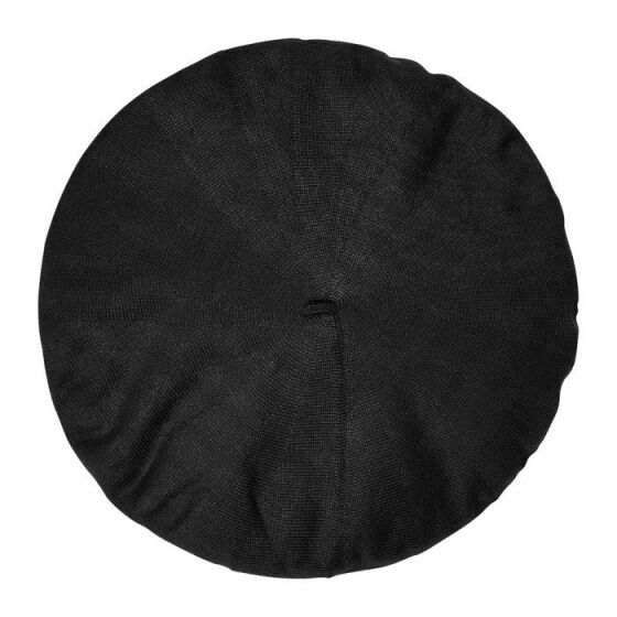 Laulhere Heritage Unisex Summer Cotton Beret - Black