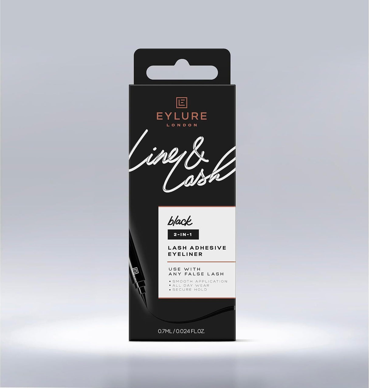 Eylure London 0.7ml Line & Lash Adhesive Eyeliner - Black