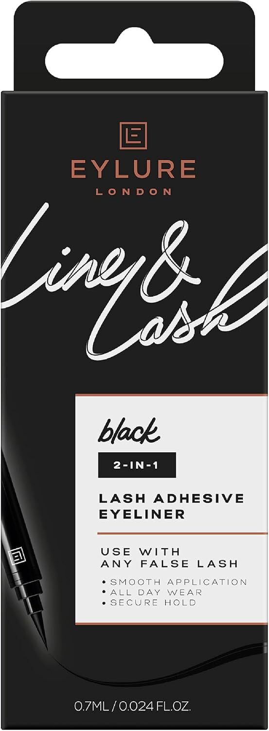 Eylure London 0.7ml Line & Lash Adhesive Eyeliner - Black