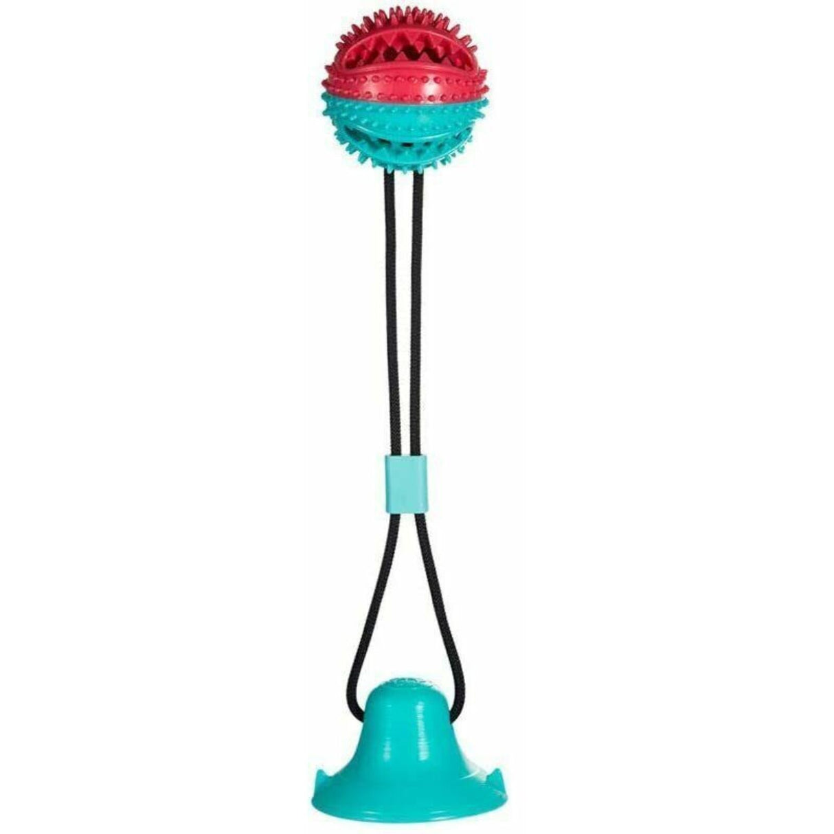 Dog Toy Suction Cup Self-Playing Rubber Ball Chew Food Dispensing Toothbrush