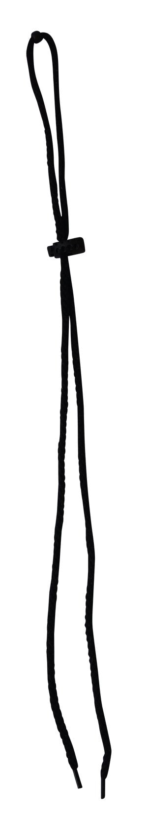 Jacaru 6505 Lace Cord Hat Chinstrap - Black (Adjustable Toggle 115cm)