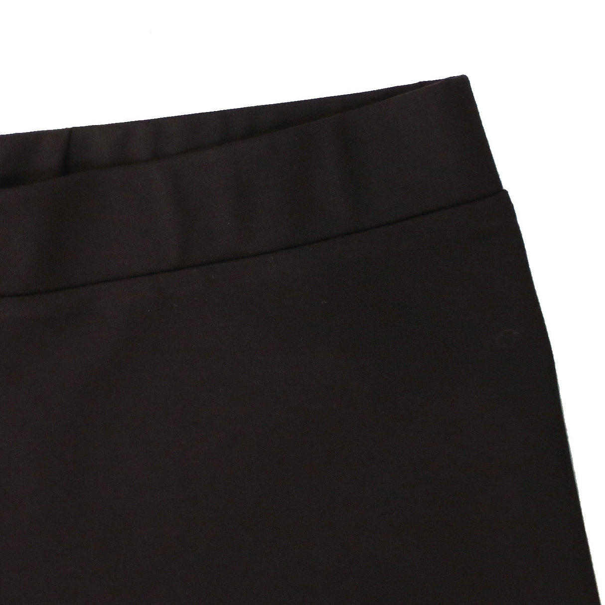 Women's Ponte Pants Straight Leg Stretch Elastic Waist Knit Warm Winter Ladies - Black