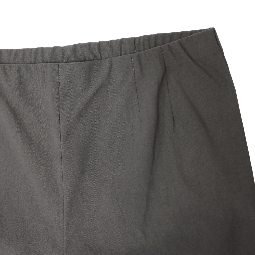 Womens Straight Leg Bengaline Pull On Stretch Work Pants Ladies Bottoms Ponte - Khaki