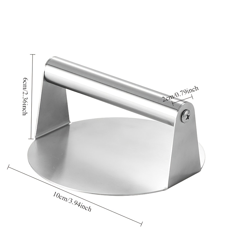 Burger Press Patty Maker in 304 Stainless Steel BBQ Tool