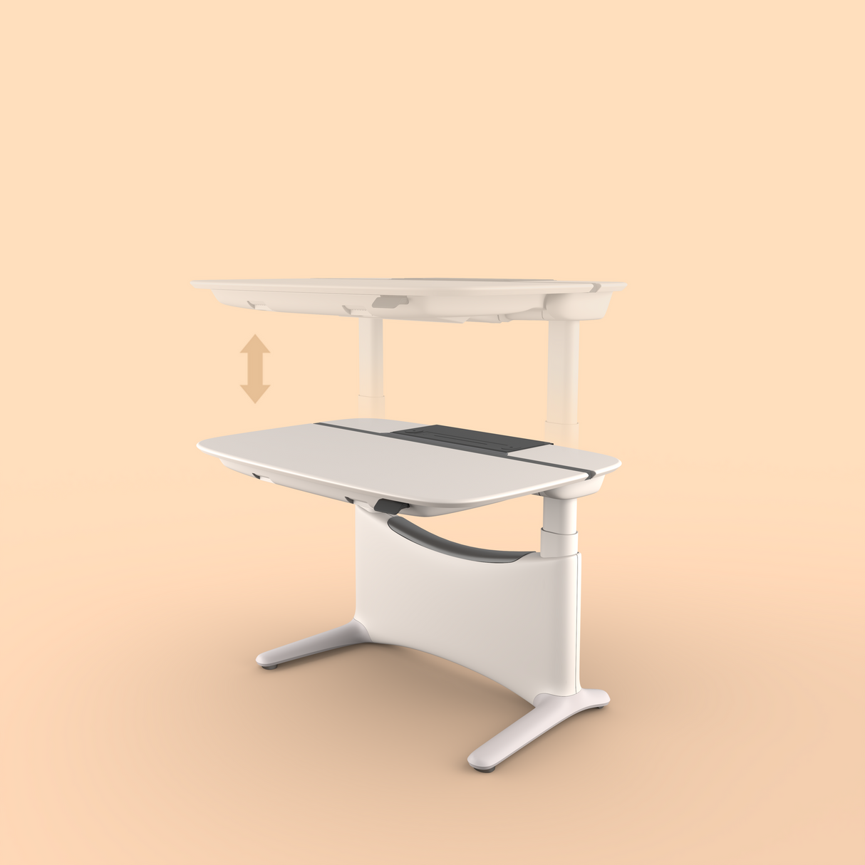1.2m UFOU UPON Standing Desk Height Adjustable Motorised Electric Sit Stand Table Riser - White