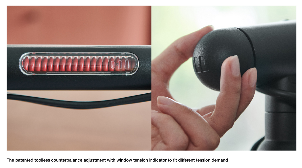 UFOU Kyber Monitor Arm Single Mount Bracket Heavy Duty - Black