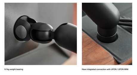 UFOU Kyber Monitor Arm Single Mount Bracket Heavy Duty - Black