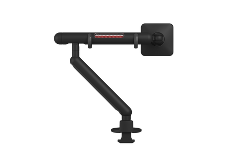 UFOU Kyber Monitor Arm Single Mount Bracket Heavy Duty with Base Clip - Black