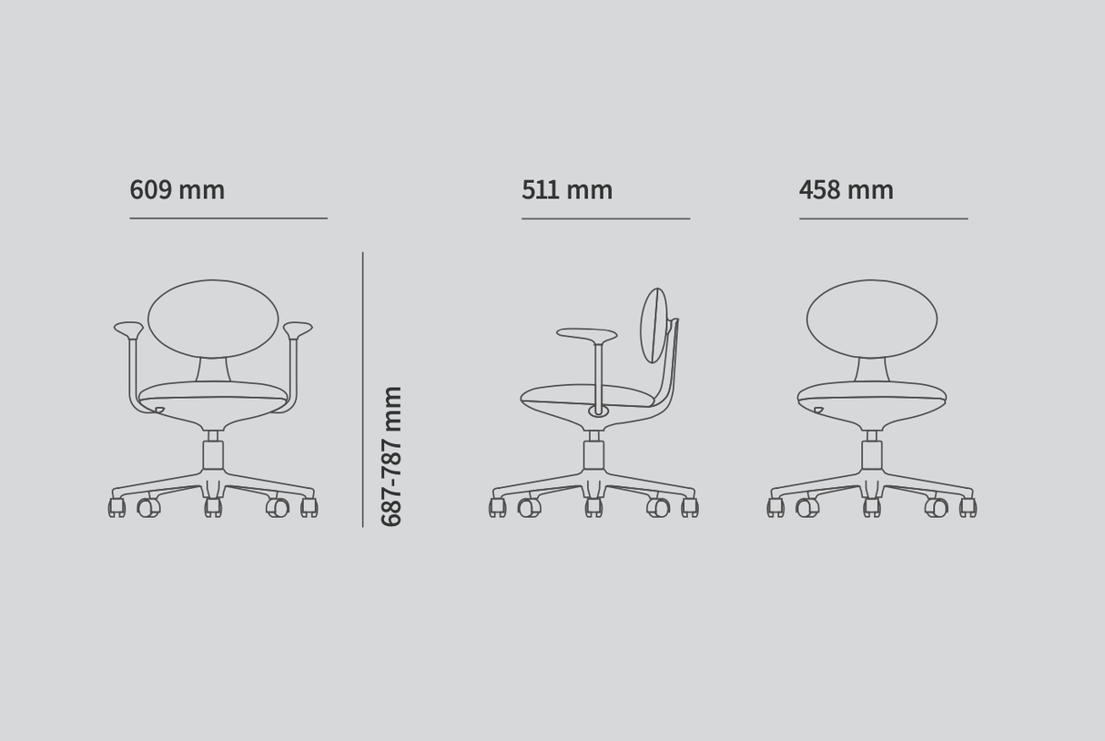 UFOU Joyin Childrens Designer Study Chair w/ Auto Brake Safety System - Kingbird