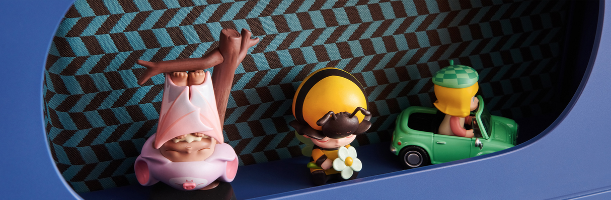 UFOU Fitin Helix Modular Storage Cabinet Unit (5 Revolving Drawers) - Green