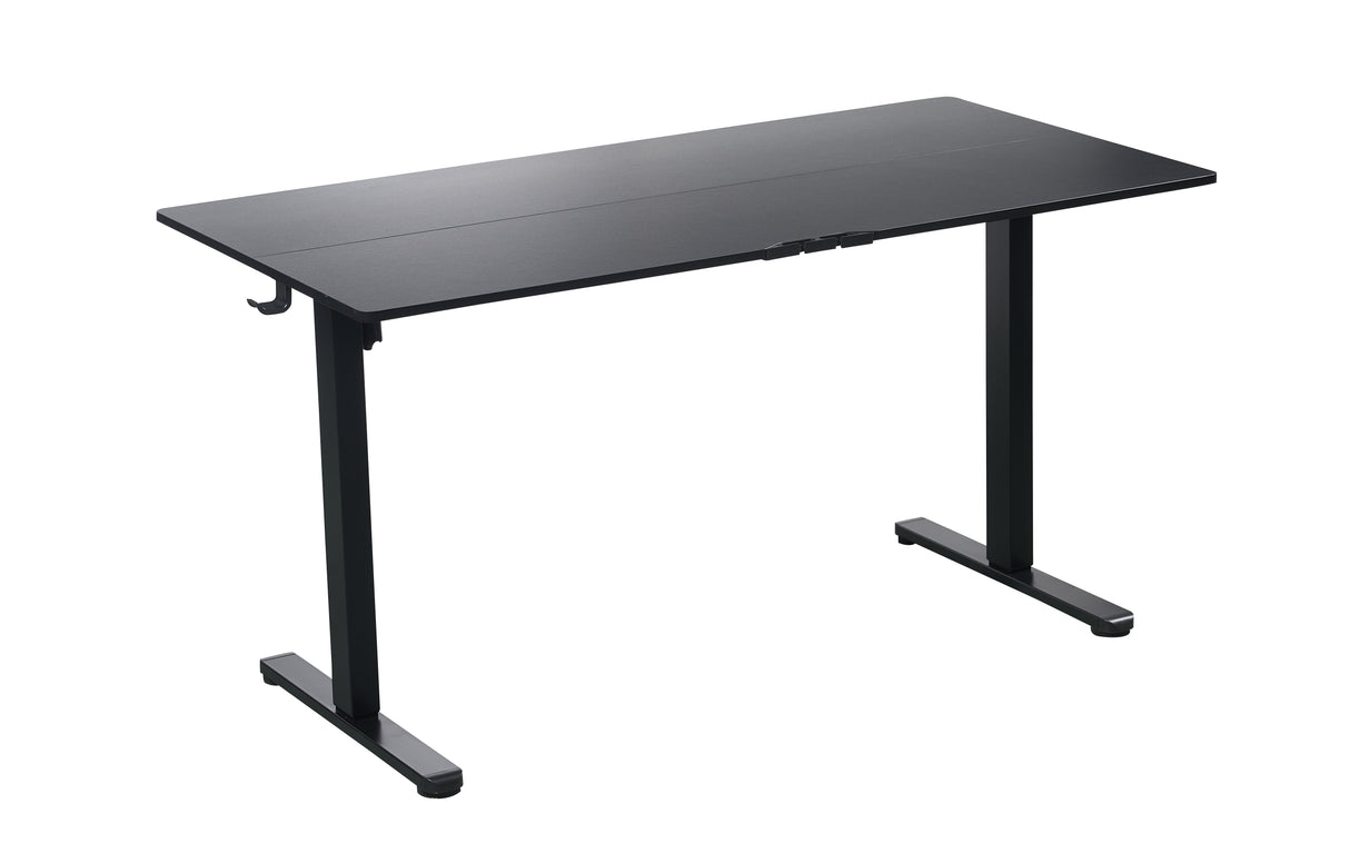 140 x 70cm Electric Standing Desk Height Adjustable Motorised Electric Sit Stand in Black