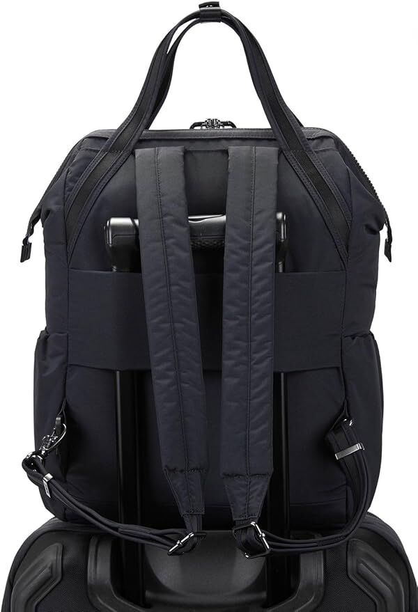 Pacsafe Citysafe CX Anti-Theft 13" Laptop Backpack Bag Econyl in Black