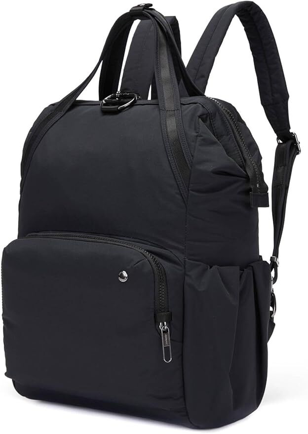 Pacsafe Citysafe CX Anti-Theft 13" Laptop Backpack Bag Econyl in Black