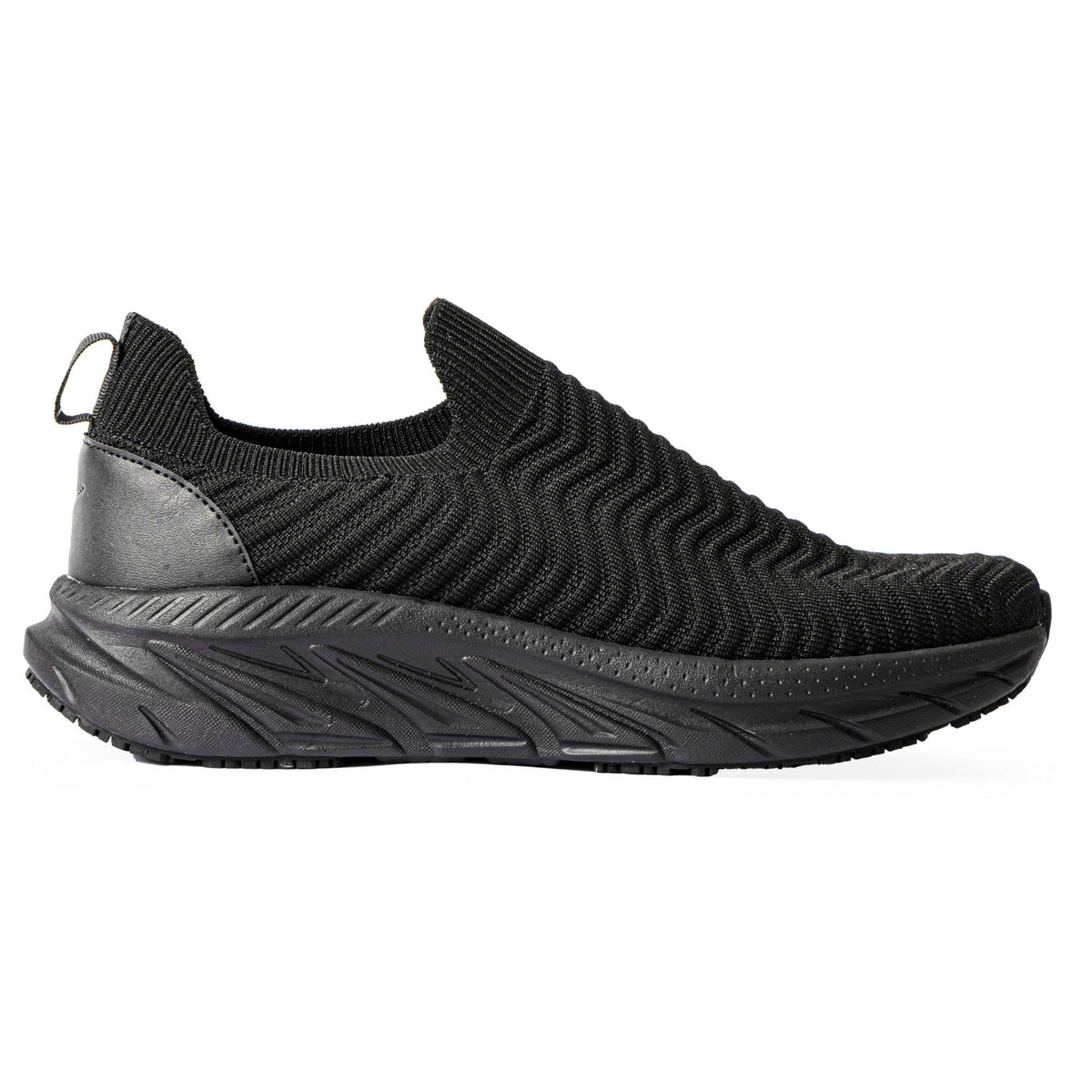 Sfida Wayfarer Mens Knit Lifestyle Sneakers - Black/Black (Casual Shoes) - BLACK/BLACK