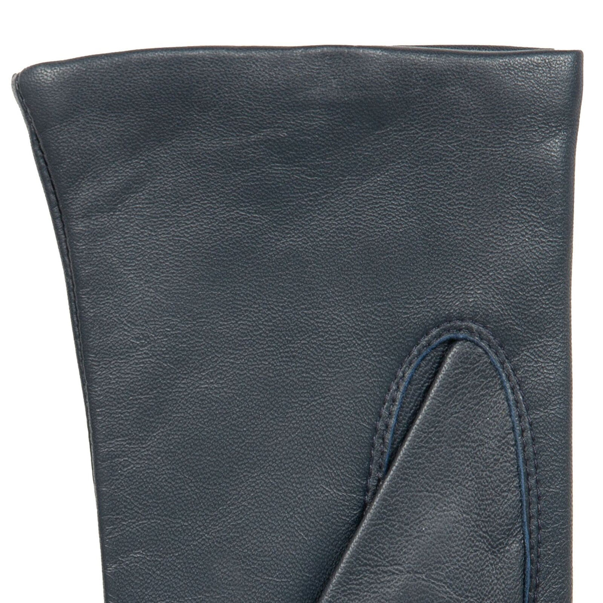 Dents Womens Emma Three-Point Leather Gloves - Navy