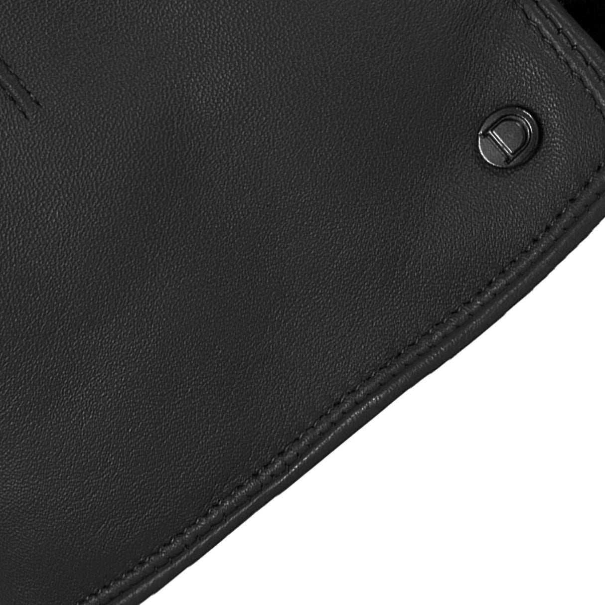 Dents Women’s Touchscreen Single-Point Faux Fur-Lined Leather Gloves - Black