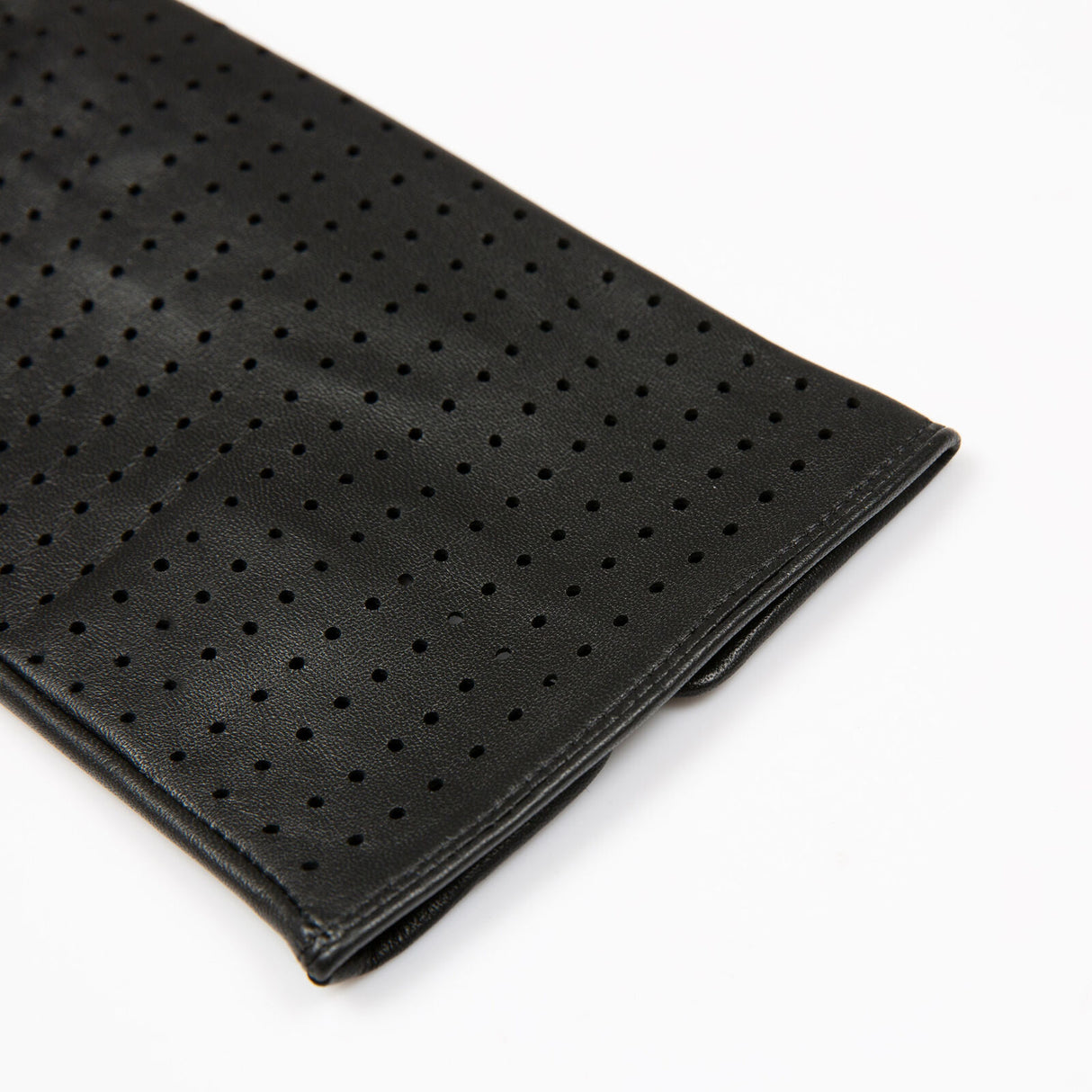 Dents Women’s Perforated Leather Gloves in Black