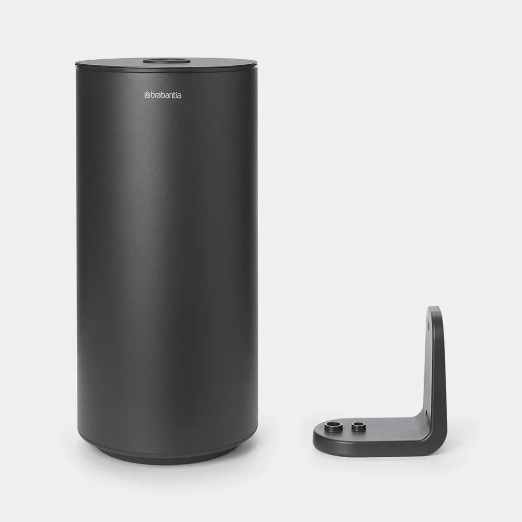 Brabantia Mindset Toilet Roll Dispenser & Holder - Mineral Infinite Grey (Steel Alloy)
